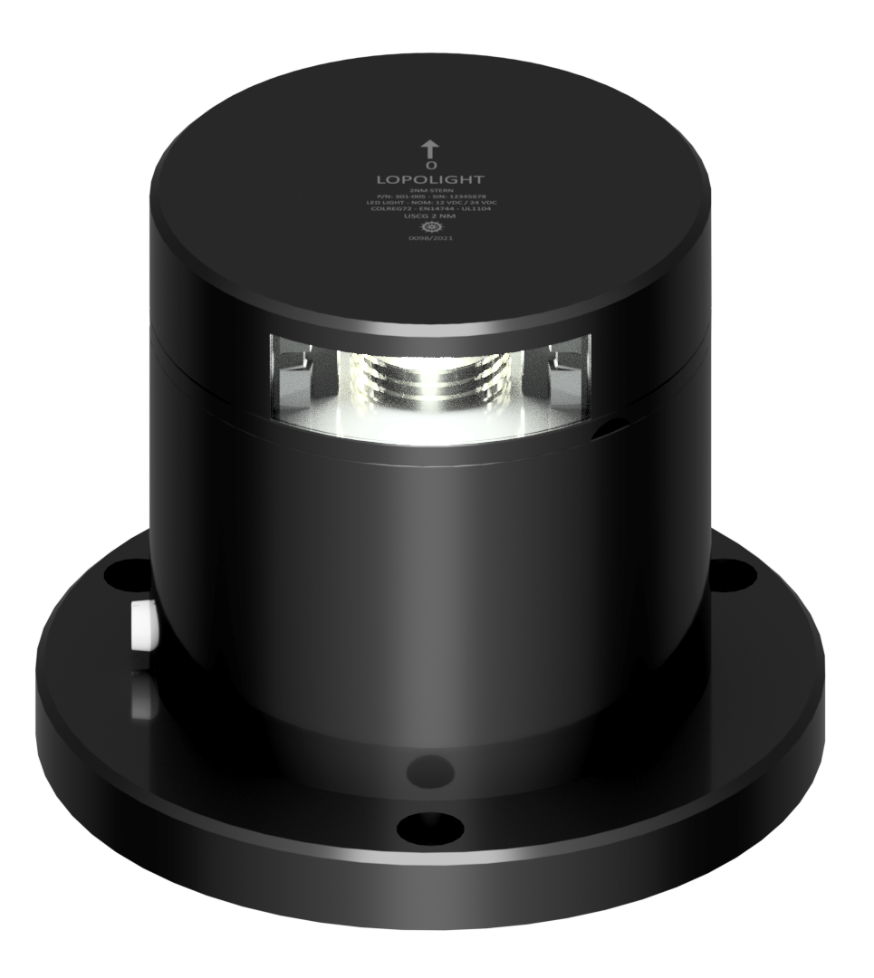 2nm 135° White, stern, single, black Ex Zone 2 2nm 135° White, stern, single, black Ex Zone 2